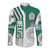 Mexico Football Long Sleeve Button Shirt El Tri Soccer - Road To Champion - Wonder Print Shop