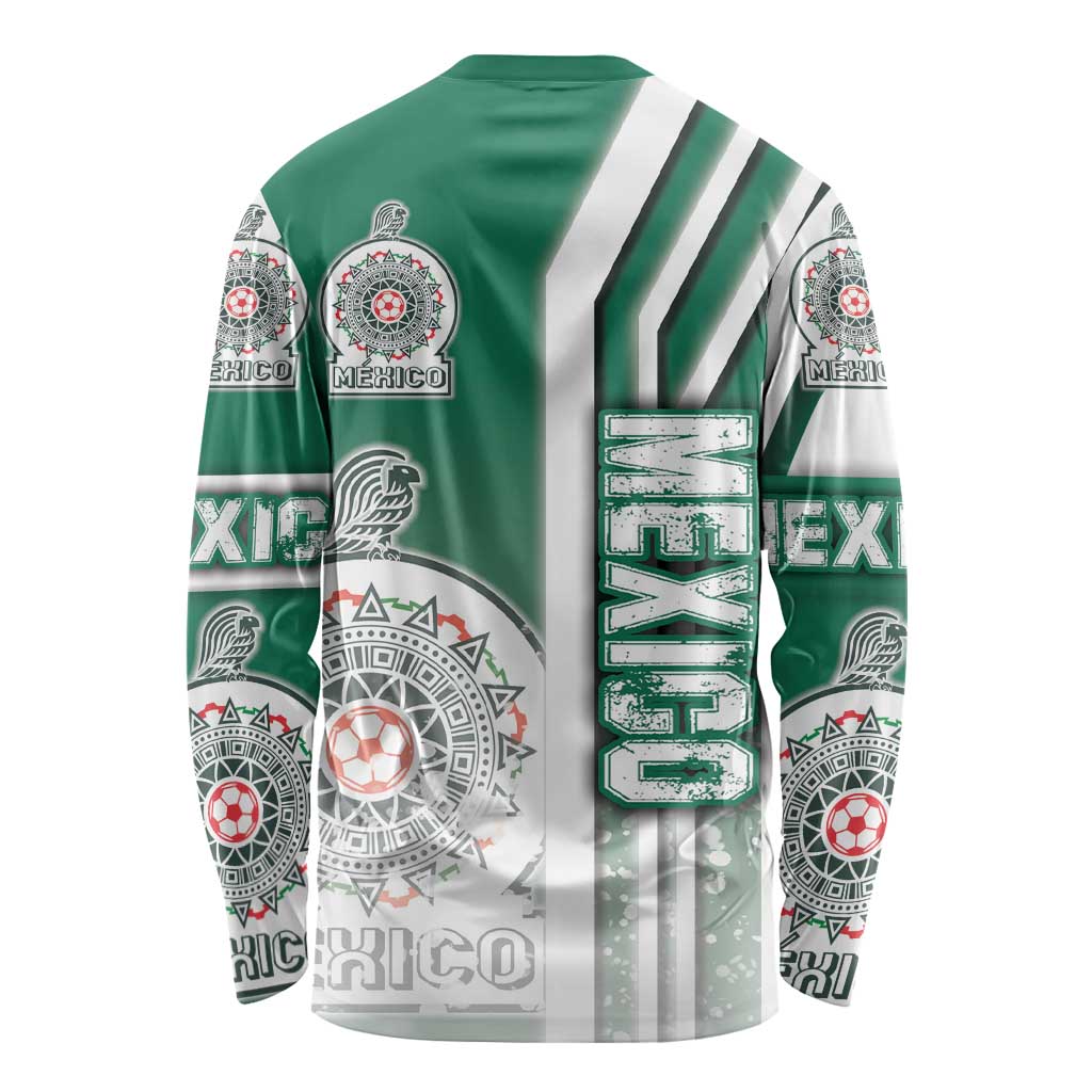 Mexico Football Long Sleeve Shirt El Tri Soccer - Road To Champion - Wonder Print Shop