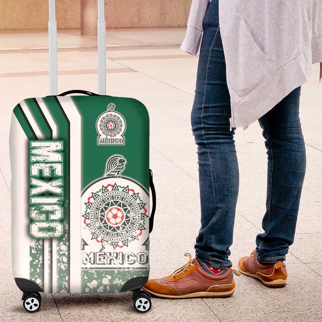Mexico Football Luggage Cover El Tri Soccer - Road To Champion - Wonder Print Shop