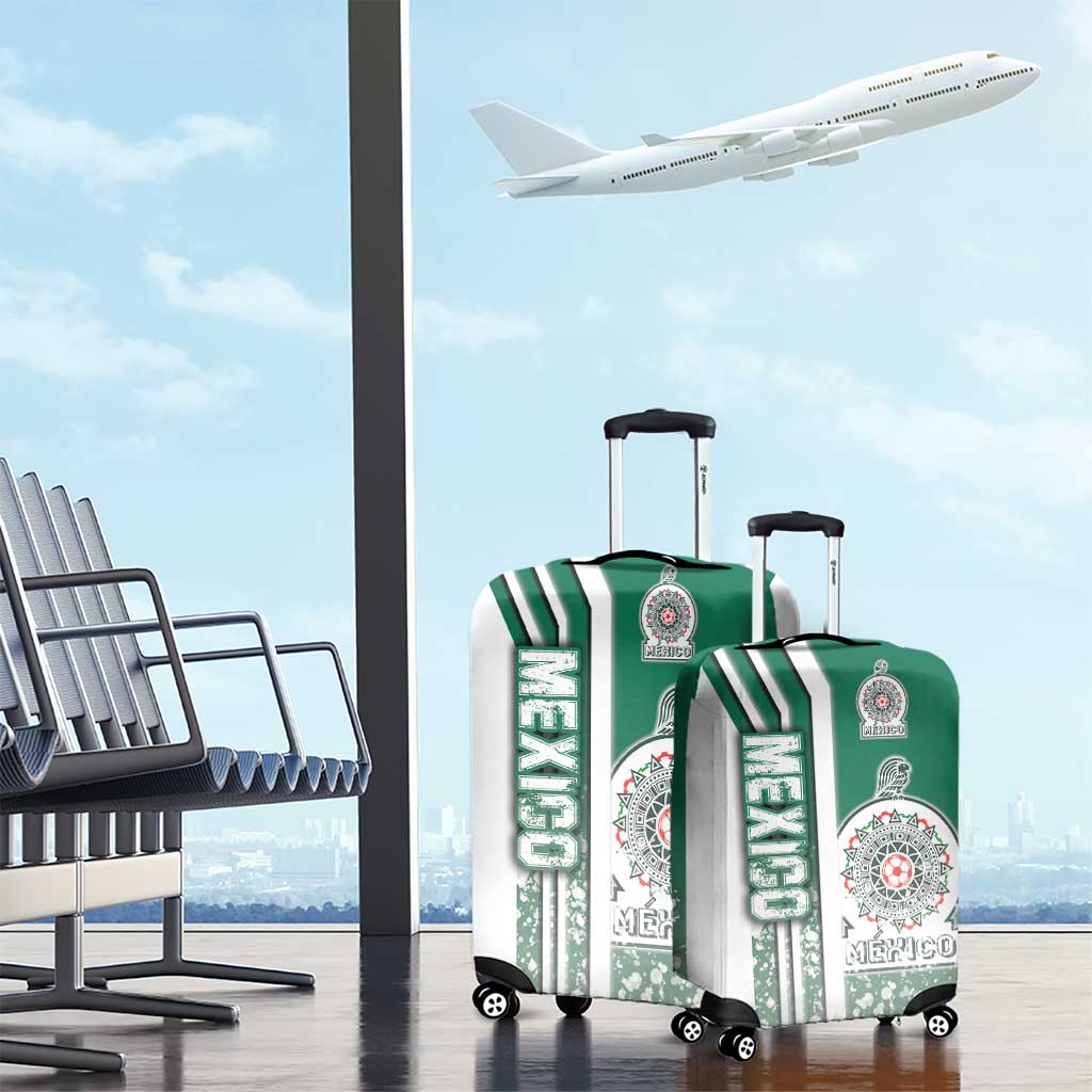 Mexico Football Luggage Cover El Tri Soccer - Road To Champion - Wonder Print Shop