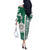 Mexico Football Off The Shoulder Long Sleeve Dress El Tri Soccer - Road To Champion - Wonder Print Shop