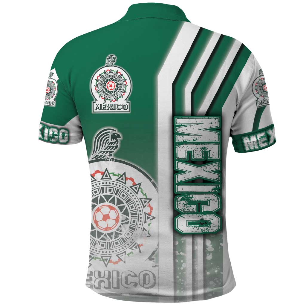 Mexico Football Polo Shirt El Tri Soccer - Road To Champion - Wonder Print Shop