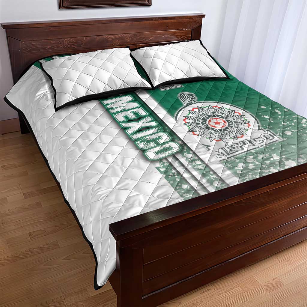 Mexico Football Quilt Bed Set El Tri Soccer - Road To Champion - Wonder Print Shop