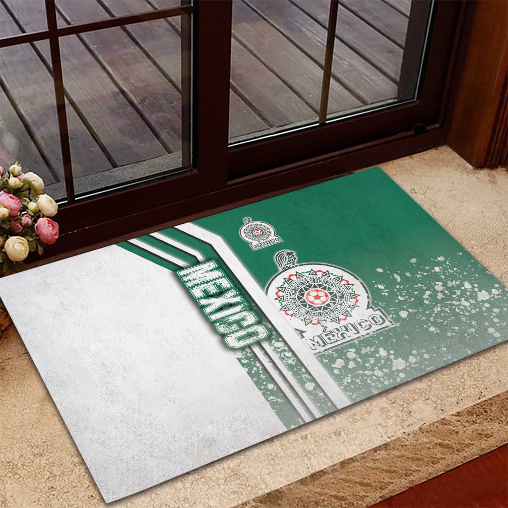 Mexico Football Rubber Doormat El Tri Soccer - Road To Champion - Wonder Print Shop