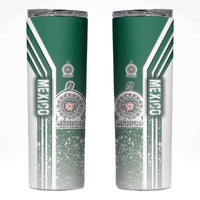 Mexico Football Skinny Tumbler El Tri Soccer - Road To Champion - Wonder Print Shop