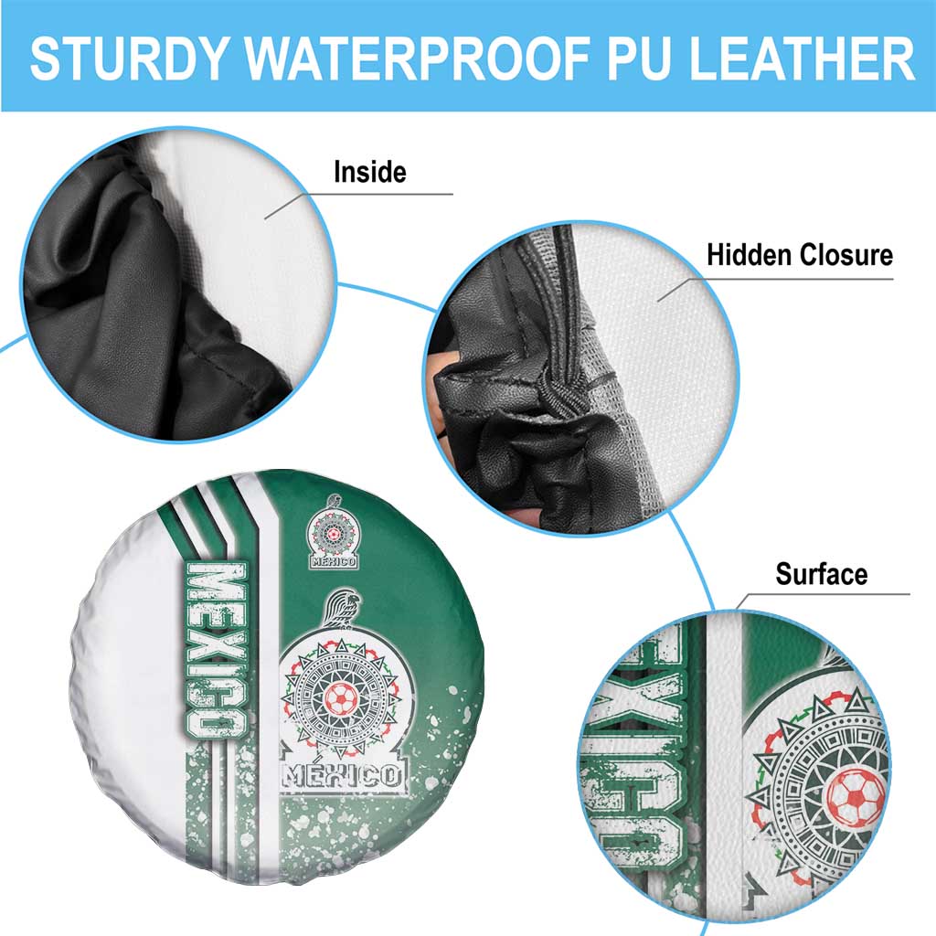 Mexico Football Spare Tire Cover El Tri Soccer - Road To Champion - Wonder Print Shop