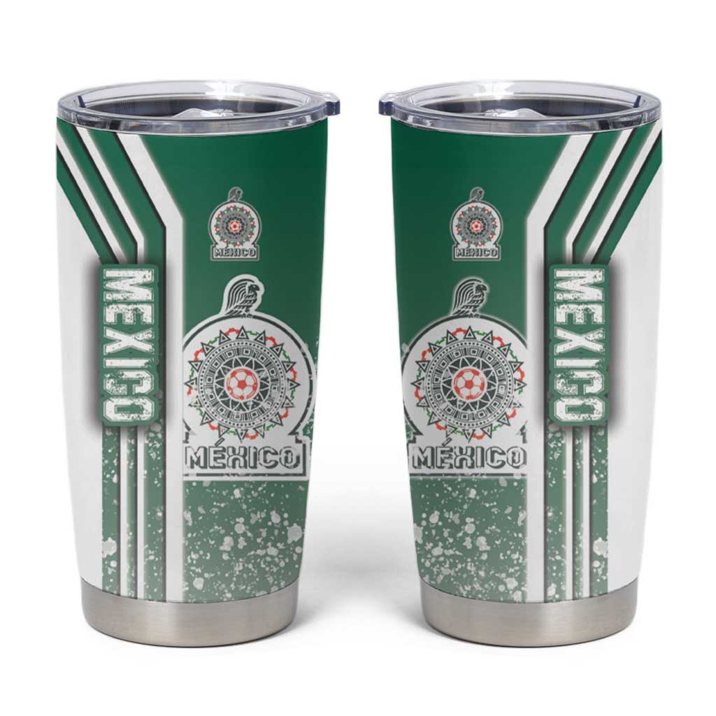 Mexico Football Tumbler Cup El Tri Soccer - Road To Champion - Wonder Print Shop