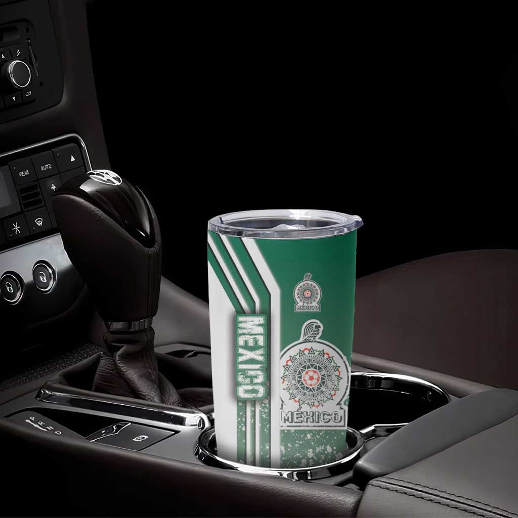 Mexico Football Tumbler Cup El Tri Soccer - Road To Champion - Wonder Print Shop