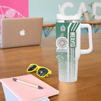 Mexico Football Tumbler With Handle El Tri Soccer - Road To Champion - Wonder Print Shop
