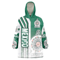 Mexico Football Wearable Blanket Hoodie El Tri Soccer - Road To Champion - Wonder Print Shop