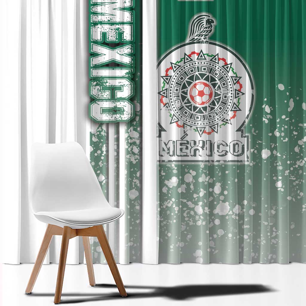 Mexico Football Window Curtain El Tri Soccer - Road To Champion - Wonder Print Shop