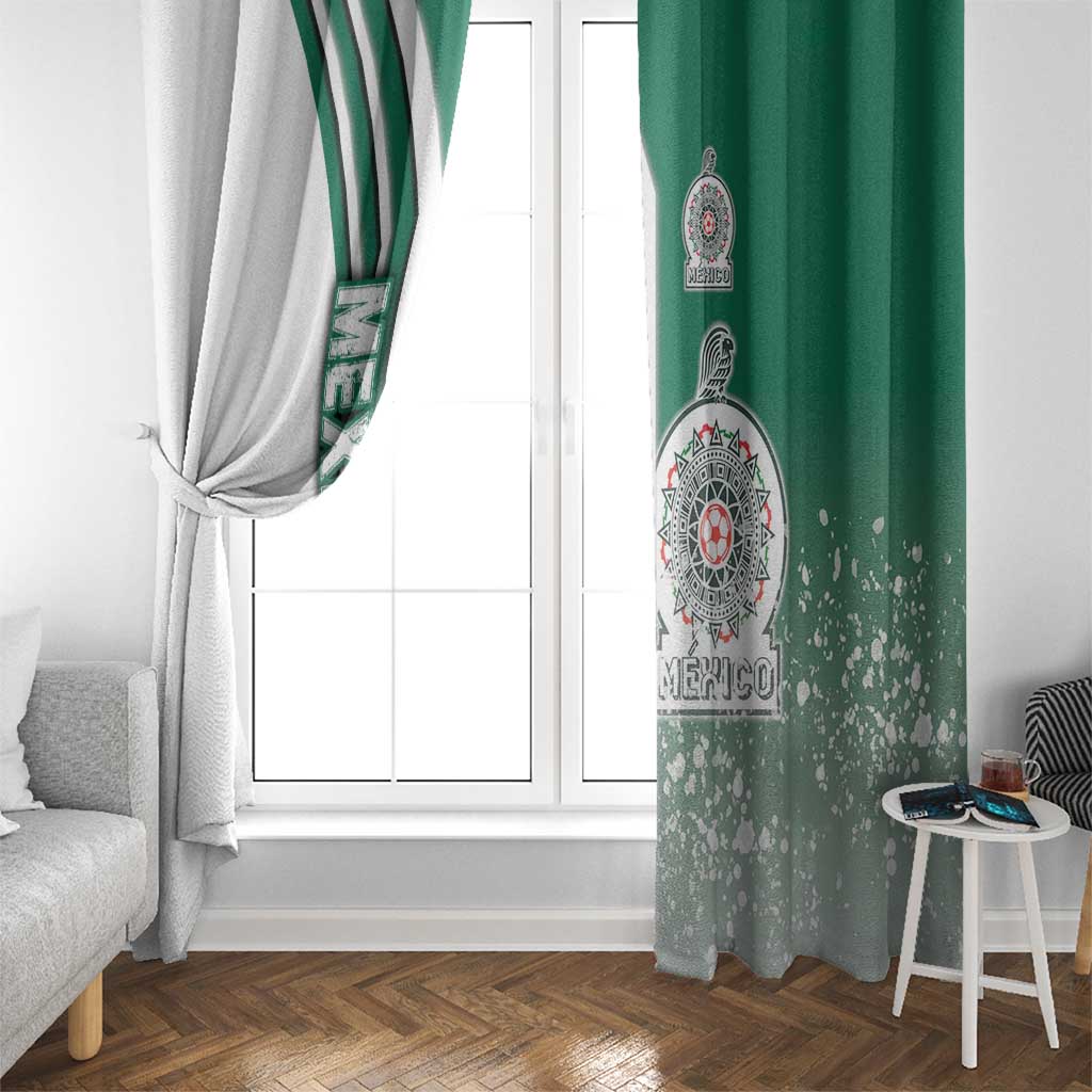 Mexico Football Window Curtain El Tri Soccer - Road To Champion - Wonder Print Shop