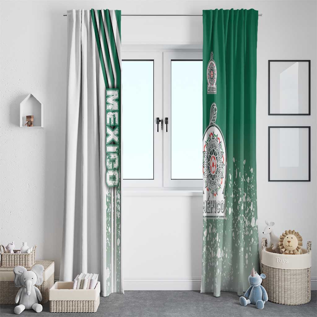 Mexico Football Window Curtain El Tri Soccer - Road To Champion - Wonder Print Shop