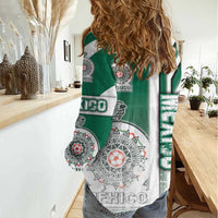 Mexico Football Women Casual Shirt El Tri Soccer - Road To Champion - Wonder Print Shop