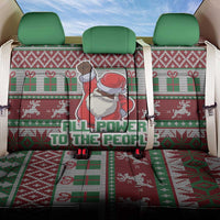 Africa Christmas Black Santa Fist Back Car Seat Cover All Power to the People - Wonder Print Shop