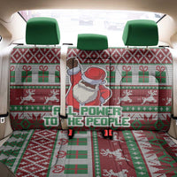 Africa Christmas Black Santa Fist Back Car Seat Cover All Power to the People - Wonder Print Shop
