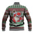 Africa Christmas Black Santa Fist Baseball Jacket All Power to the People - Wonder Print Shop