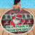 Africa Christmas Black Santa Fist Beach Blanket All Power to the People - Wonder Print Shop