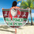 Africa Christmas Black Santa Fist Beach Blanket All Power to the People - Wonder Print Shop