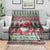 Africa Christmas Black Santa Fist Blanket All Power to the People