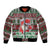 Africa Christmas Black Santa Fist Bomber Jacket All Power to the People - Wonder Print Shop