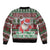 Africa Christmas Black Santa Fist Bomber Jacket All Power to the People - Wonder Print Shop