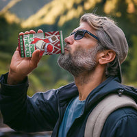 Africa Christmas Black Santa Fist 4 in 1 Can Cooler Tumbler All Power to the People - Wonder Print Shop