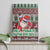 Africa Christmas Black Santa Fist Canvas Wall Art All Power to the People - Wonder Print Shop