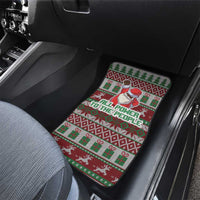 Africa Christmas Black Santa Fist Car Mats All Power to the People - Wonder Print Shop