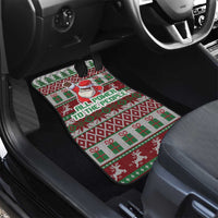 Africa Christmas Black Santa Fist Car Mats All Power to the People - Wonder Print Shop