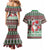 Africa Christmas Black Santa Fist Couples Matching Mermaid Dress and Hawaiian Shirt All Power to the People - Wonder Print Shop