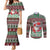 Africa Christmas Black Santa Fist Couples Matching Mermaid Dress and Long Sleeve Button Shirt All Power to the People
