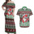 Africa Christmas Black Santa Fist Couples Matching Off Shoulder Maxi Dress and Hawaiian Shirt All Power to the People - Wonder Print Shop