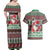 Africa Christmas Black Santa Fist Couples Matching Off Shoulder Maxi Dress and Hawaiian Shirt All Power to the People - Wonder Print Shop