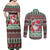 Africa Christmas Black Santa Fist Couples Matching Off Shoulder Maxi Dress and Long Sleeve Button Shirt All Power to the People - Wonder Print Shop