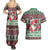 Africa Christmas Black Santa Fist Couples Matching Summer Maxi Dress and Hawaiian Shirt All Power to the People - Wonder Print Shop