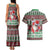 Africa Christmas Black Santa Fist Couples Matching Tank Maxi Dress and Hawaiian Shirt All Power to the People - Wonder Print Shop