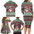Africa Christmas Black Santa Fist Family Matching Long Sleeve Bodycon Dress and Hawaiian Shirt All Power to the People - Wonder Print Shop