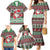 Africa Christmas Black Santa Fist Family Matching Mermaid Dress and Hawaiian Shirt All Power to the People - Wonder Print Shop