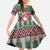 Africa Christmas Black Santa Fist Family Matching Off The Shoulder Long Sleeve Dress and Hawaiian Shirt All Power to the People - Wonder Print Shop
