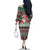 Africa Christmas Black Santa Fist Family Matching Off The Shoulder Long Sleeve Dress and Hawaiian Shirt All Power to the People - Wonder Print Shop