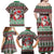 Africa Christmas Black Santa Fist Family Matching Off Shoulder Maxi Dress and Hawaiian Shirt All Power to the People - Wonder Print Shop