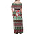 Africa Christmas Black Santa Fist Family Matching Off Shoulder Maxi Dress and Hawaiian Shirt All Power to the People - Wonder Print Shop