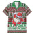 Africa Christmas Black Santa Fist Family Matching Off Shoulder Short Dress and Hawaiian Shirt All Power to the People - Wonder Print Shop