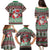 Africa Christmas Black Santa Fist Family Matching Puletasi and Hawaiian Shirt All Power to the People - Wonder Print Shop