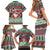 Africa Christmas Black Santa Fist Family Matching Short Sleeve Bodycon Dress and Hawaiian Shirt All Power to the People - Wonder Print Shop