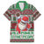 Africa Christmas Black Santa Fist Family Matching Short Sleeve Bodycon Dress and Hawaiian Shirt All Power to the People - Wonder Print Shop