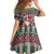 Africa Christmas Black Santa Fist Family Matching Summer Maxi Dress and Hawaiian Shirt All Power to the People - Wonder Print Shop