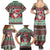 Africa Christmas Black Santa Fist Family Matching Summer Maxi Dress and Hawaiian Shirt All Power to the People - Wonder Print Shop