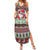 Africa Christmas Black Santa Fist Family Matching Summer Maxi Dress and Hawaiian Shirt All Power to the People - Wonder Print Shop